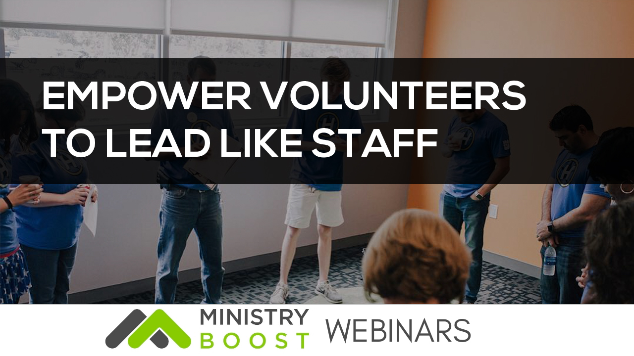 Webinar: Empower Volunteers to Lead Like Staff