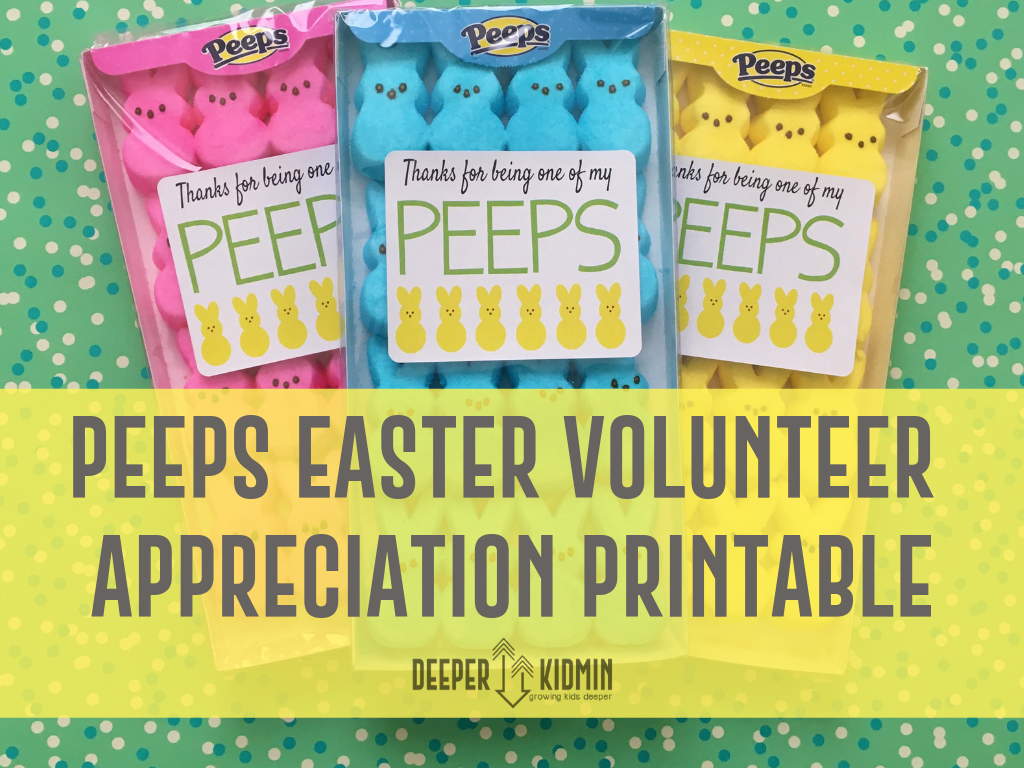 Peeps Easter Volunteer Appreciation Printable5