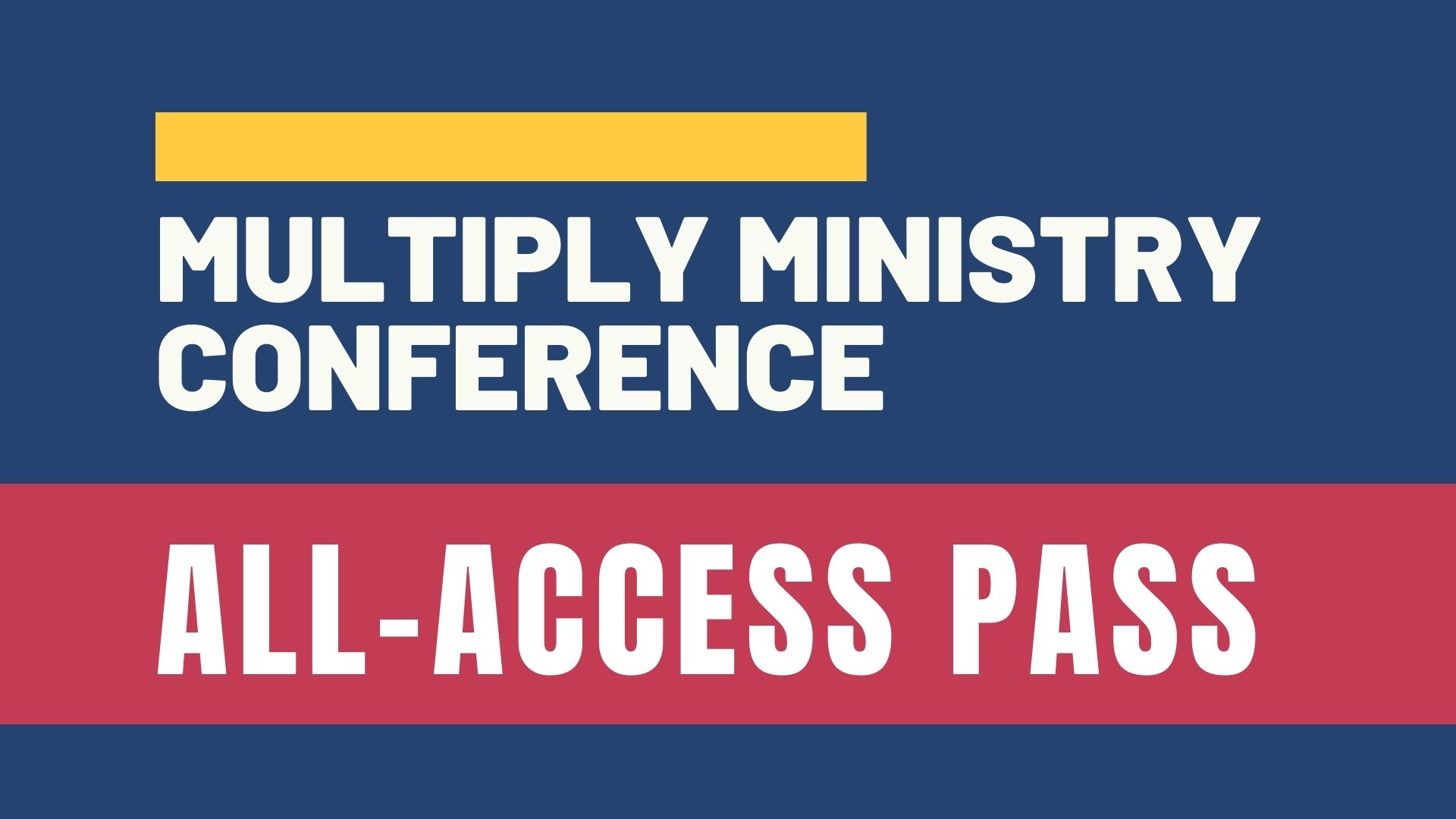 MultiplyMinistryAllAccessPass